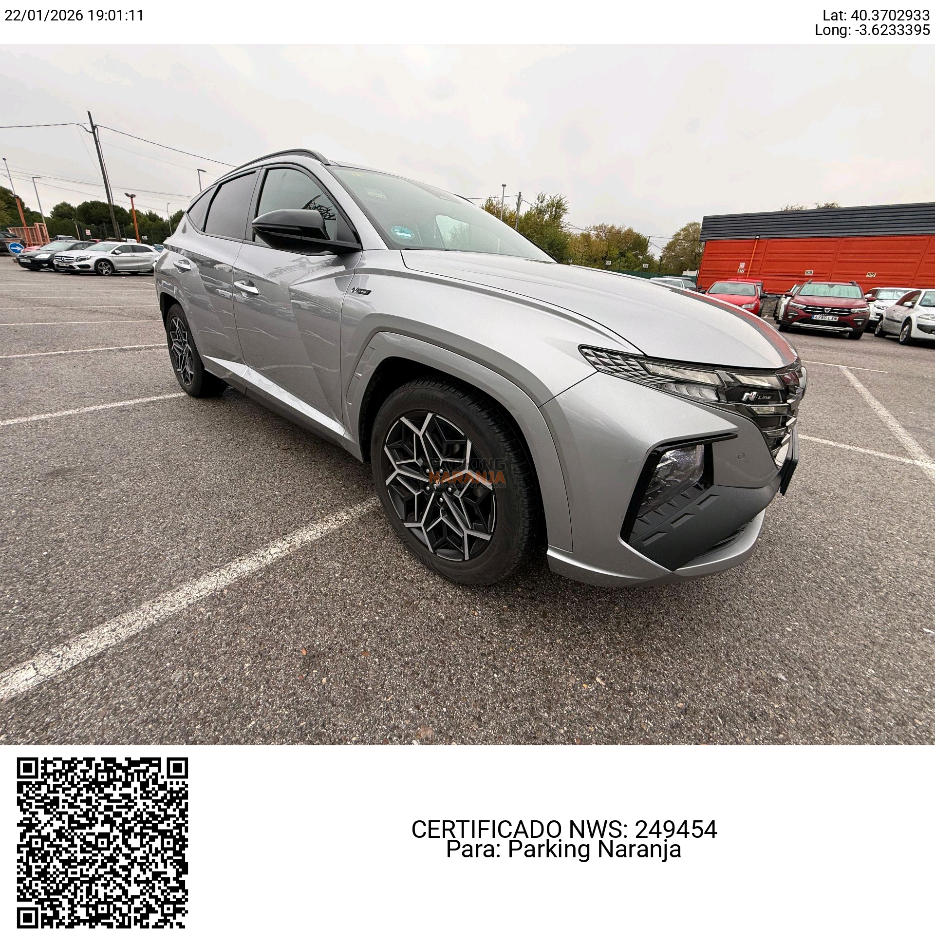 Lateral derecho del vehículo